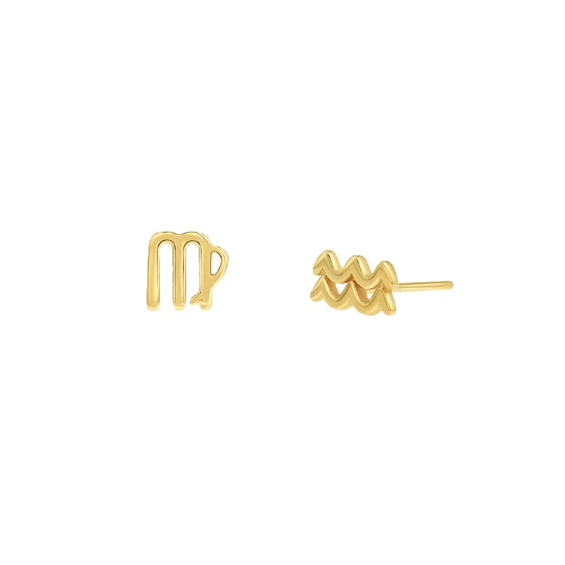 Zodiac Stud Earrings sold by Baby Gold