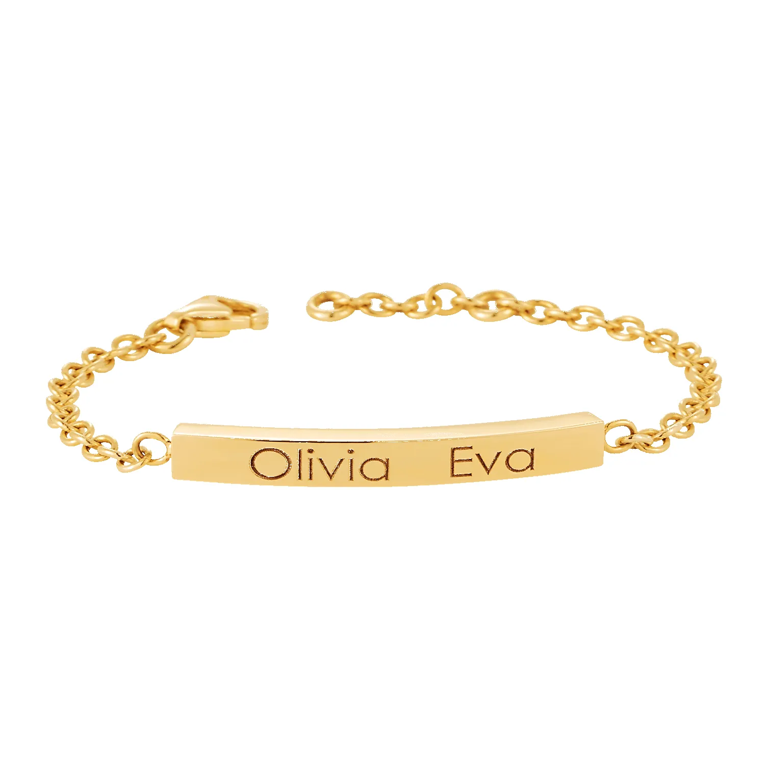 Short Quad Bar Bracelet sold by Baby Gold