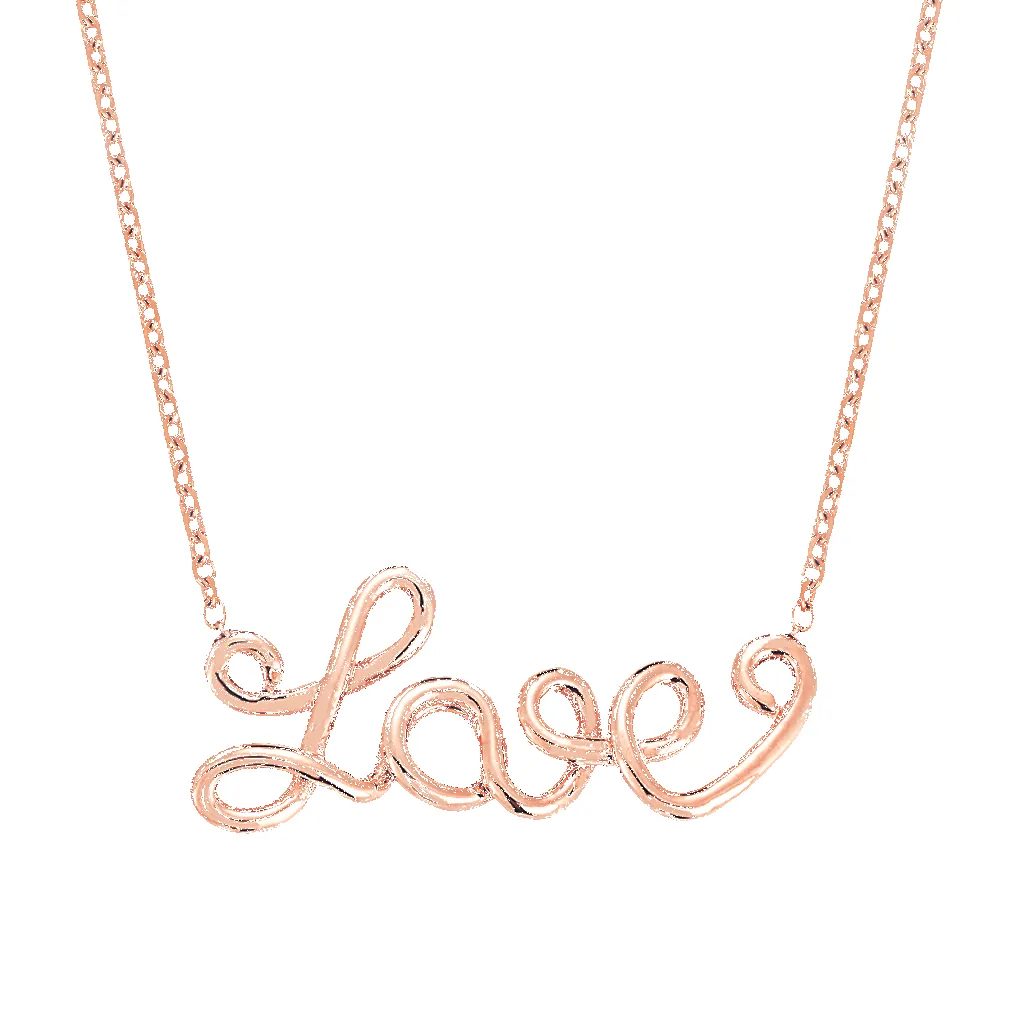 Wire Word Necklace sold by Baby Gold product image thumbnail 3