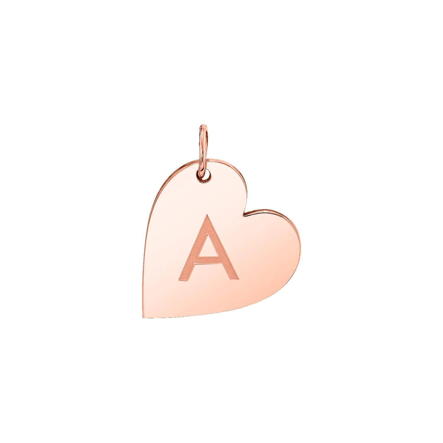 Initial Heart Charm sold by Baby Gold product image thumbnail 3