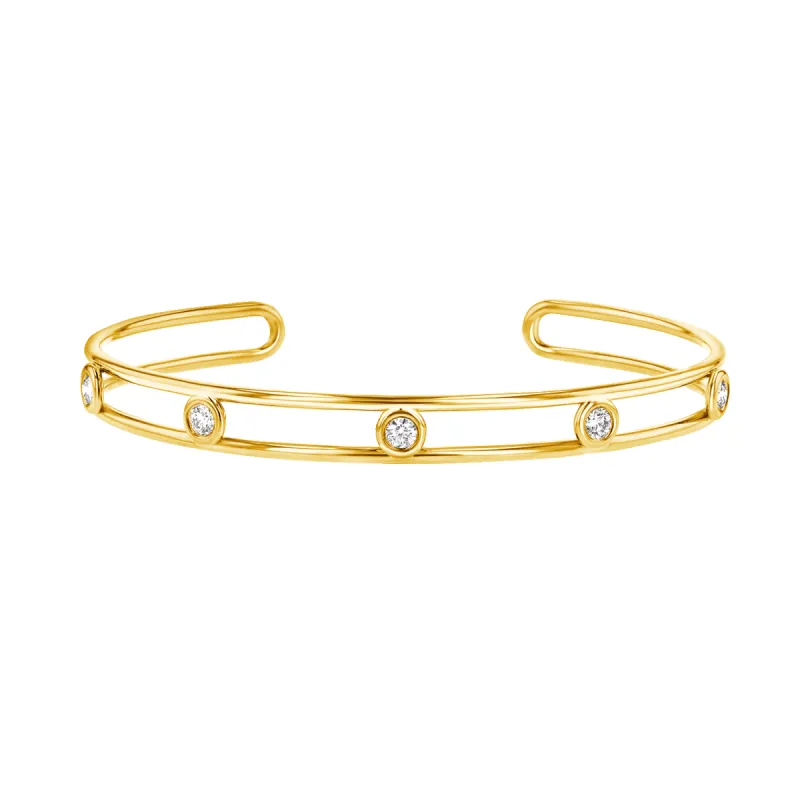 Bubble Diamond Cuff sold by Baby Gold