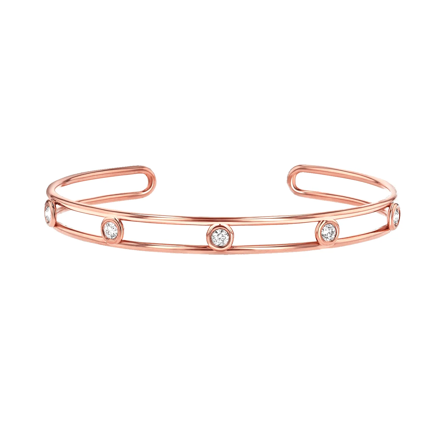 Bubble Diamond Cuff sold by Baby Gold product image thumbnail 3