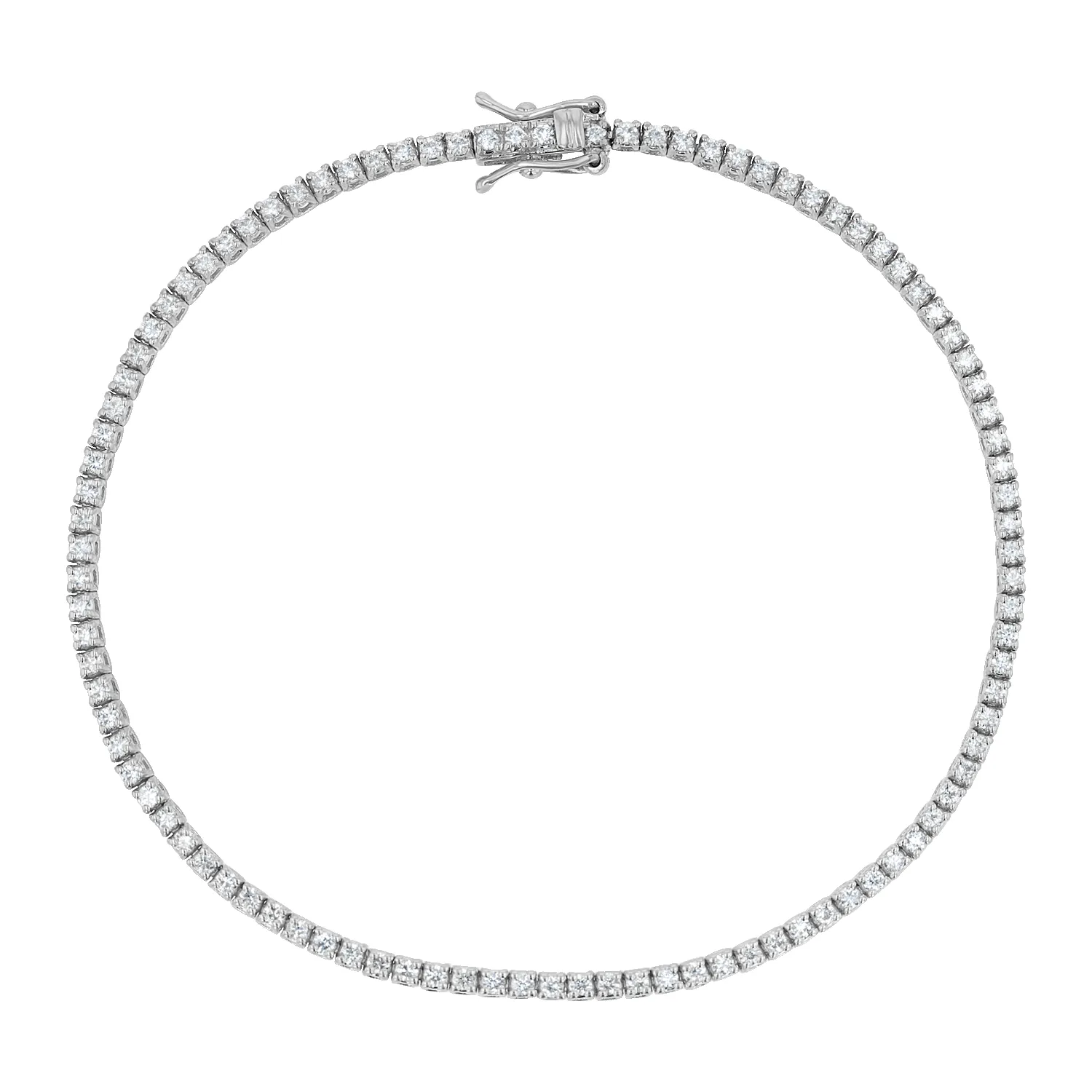 Dainty Diamond Tennis Bracelet sold by Baby Gold product image thumbnail 2
