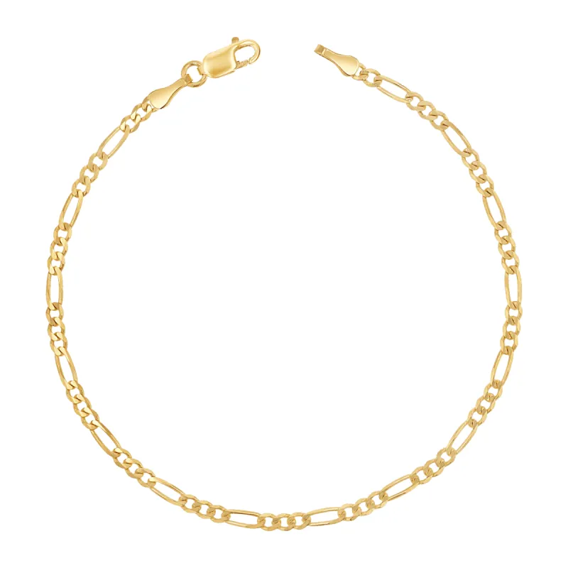 Figaro Chain Bracelet sold by Baby Gold