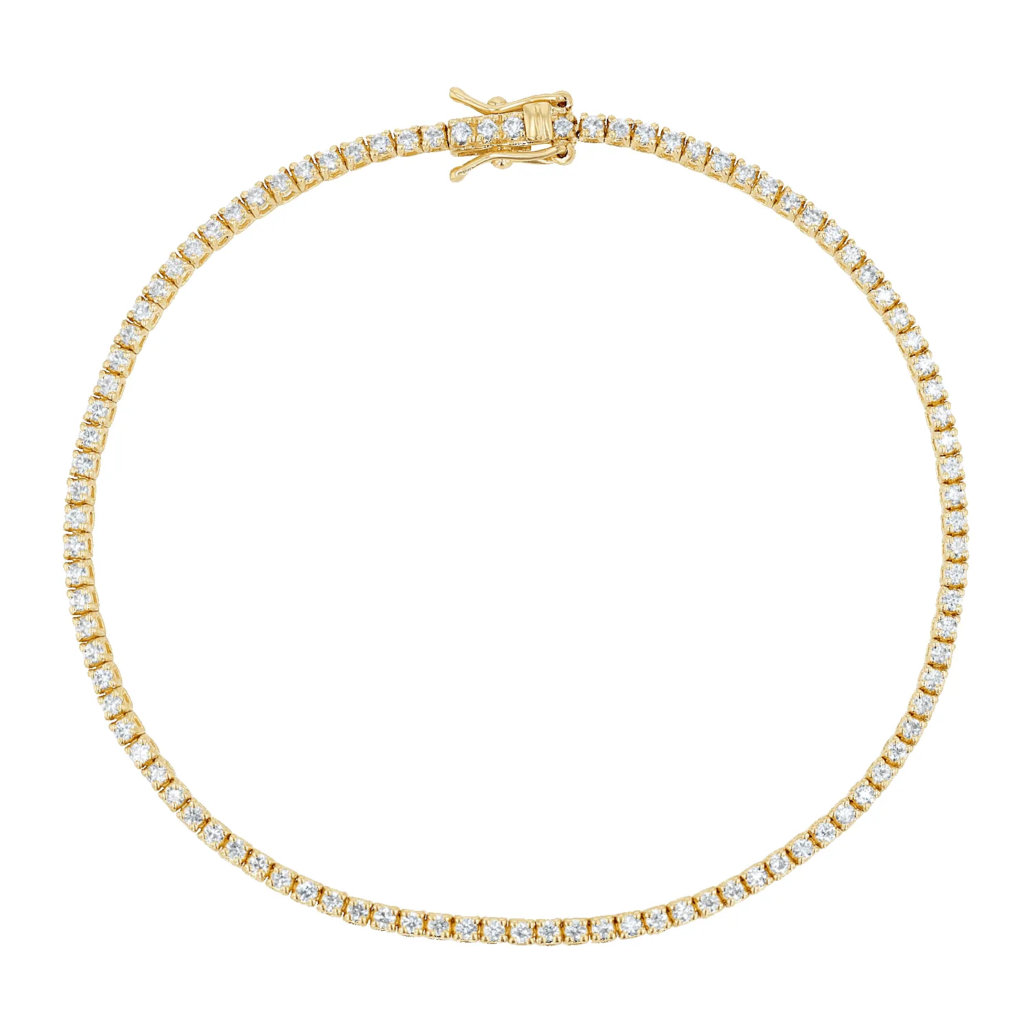 Dainty Diamond Tennis Bracelet sold by Baby Gold