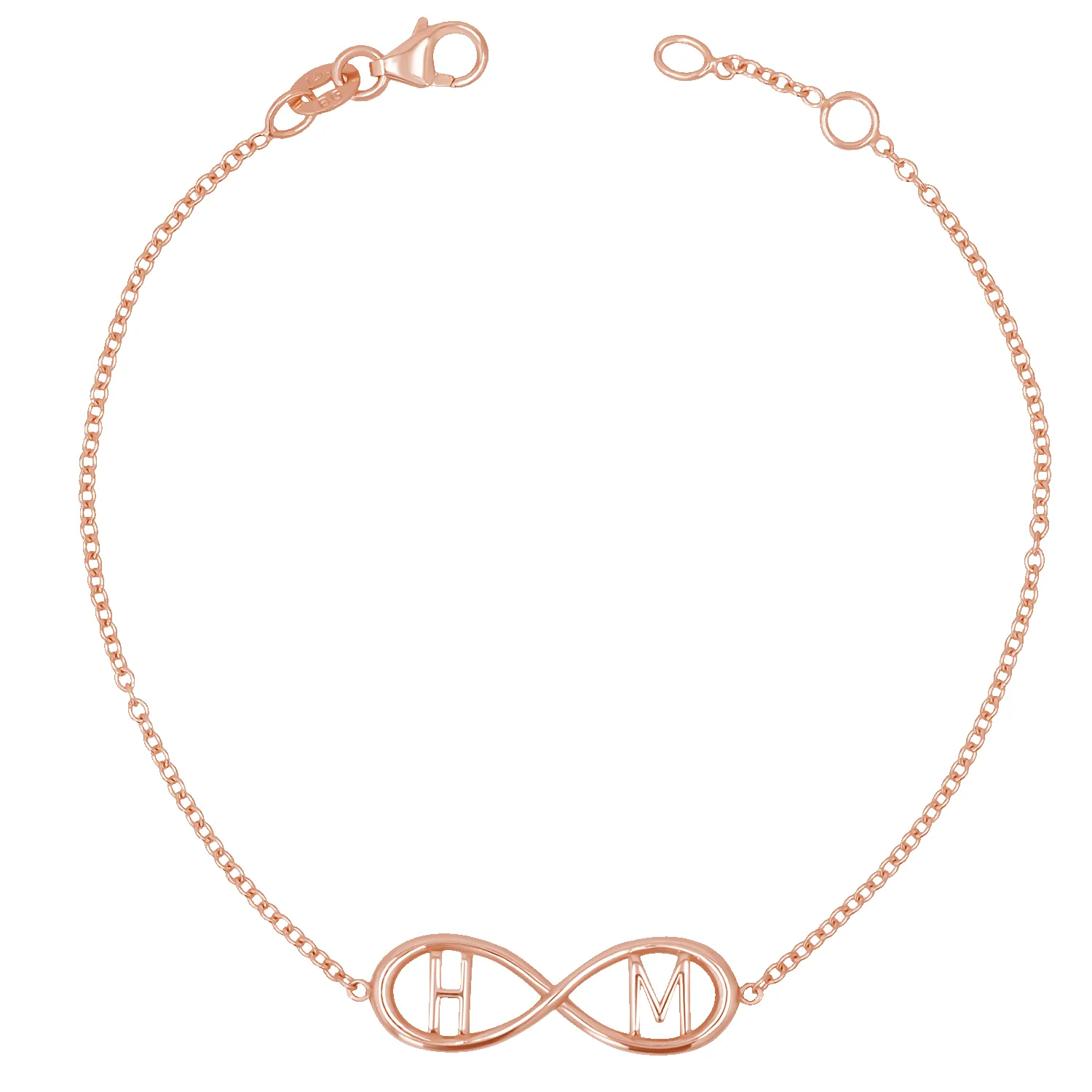 Infinity Letter Bracelet sold by Baby Gold product image thumbnail 3