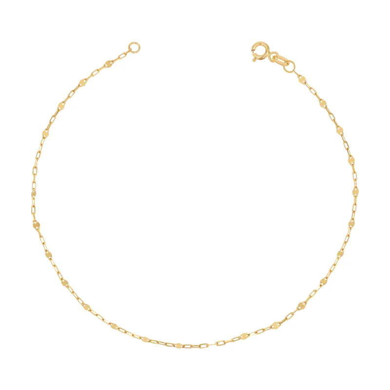 Disc Chain Anklet sold by Baby Gold