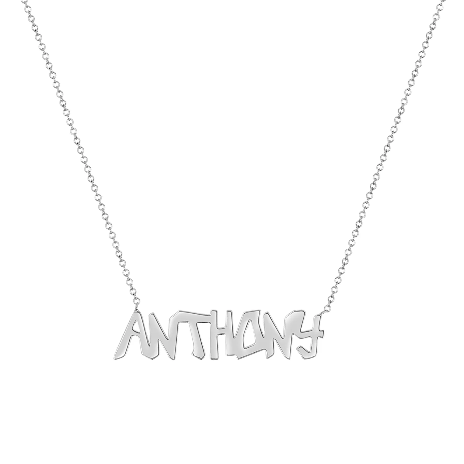 Graffiti Name Necklace sold by Baby Gold product image thumbnail 2