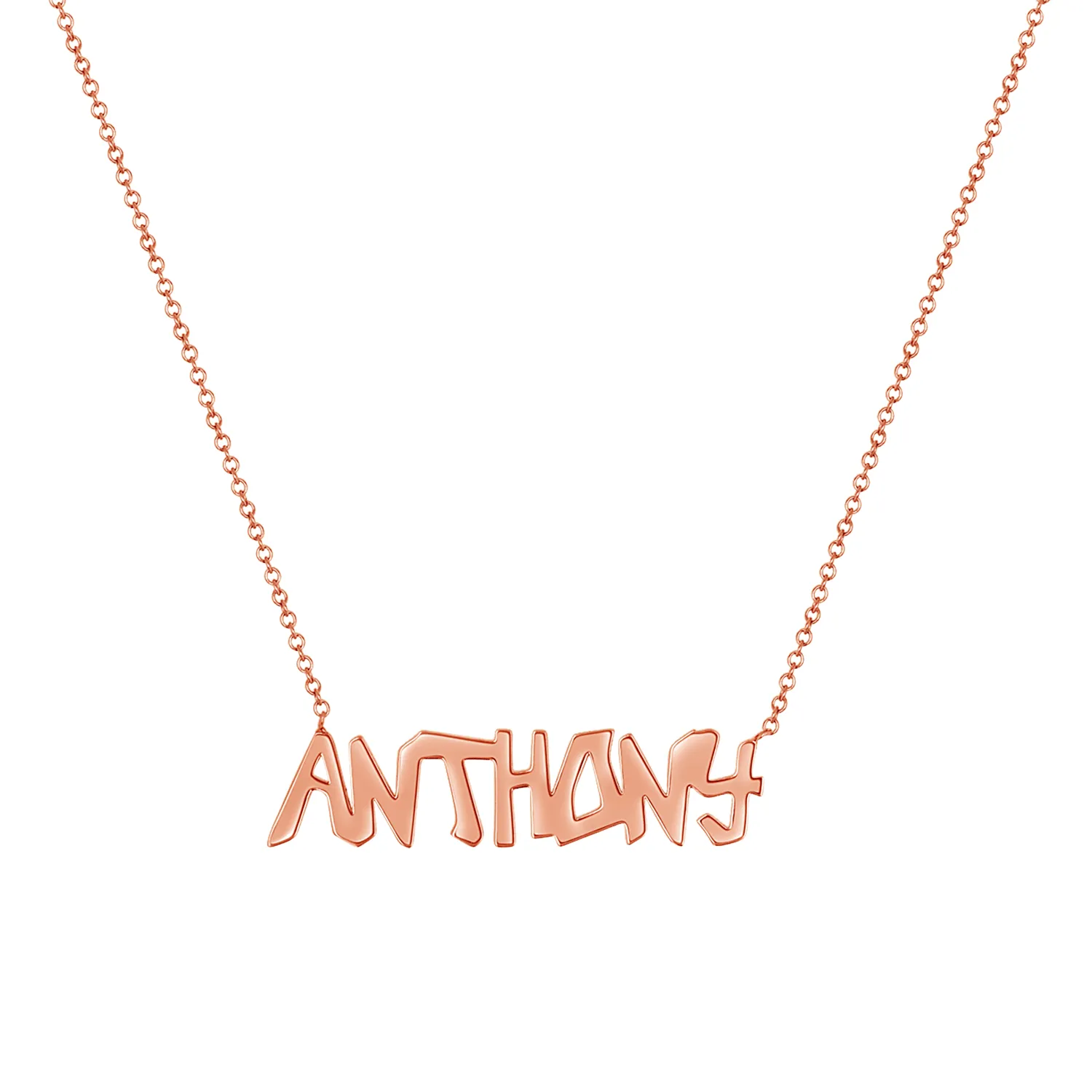 Graffiti Name Necklace sold by Baby Gold product image thumbnail 3