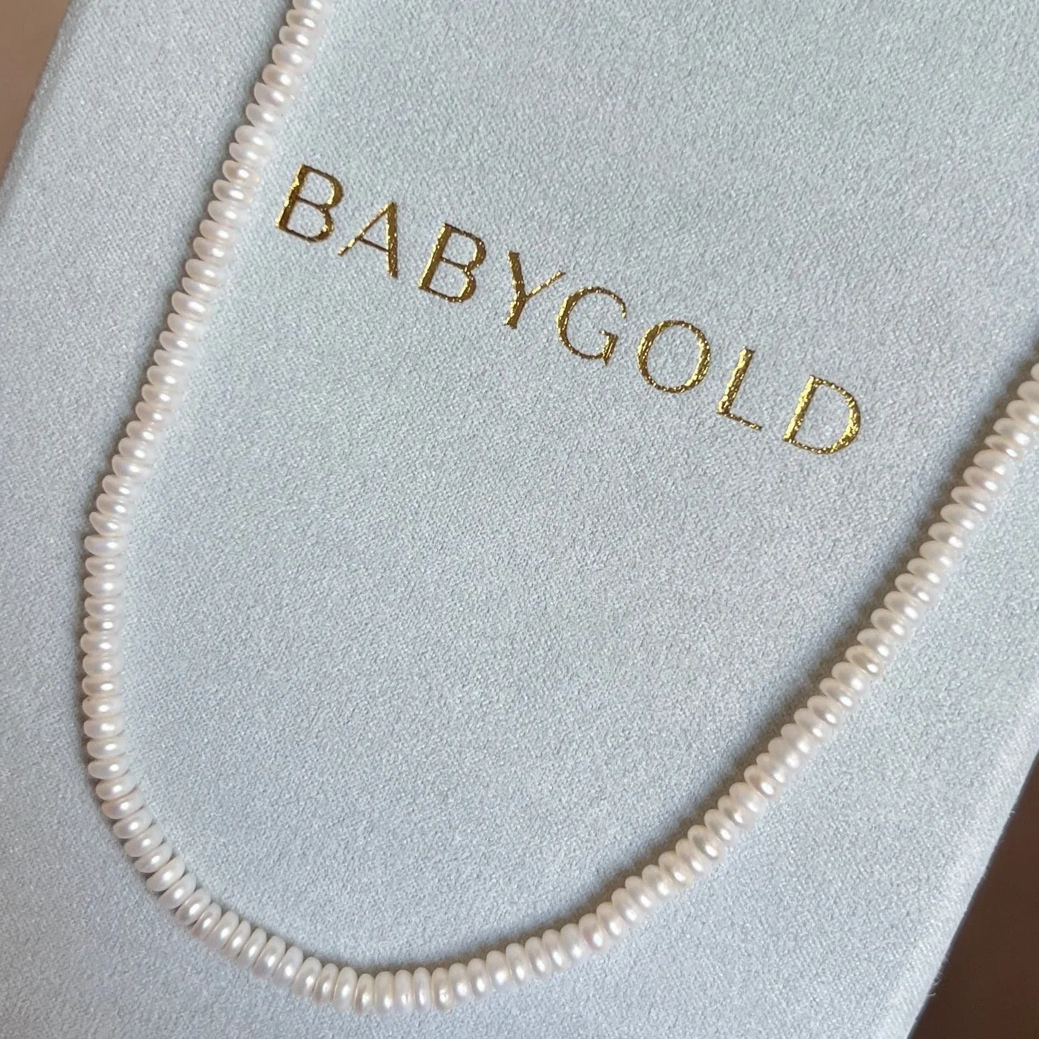 Pearl Strand Necklace sold by Baby Gold product image thumbnail 4