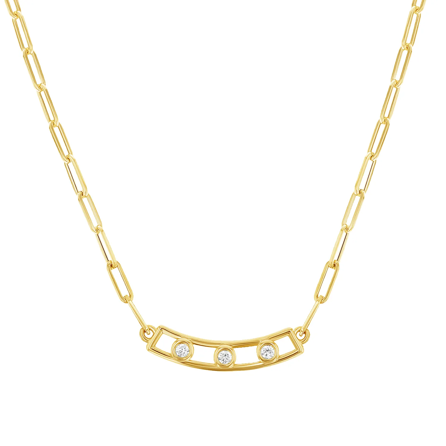 Bubble Diamond Necklace sold by Baby Gold