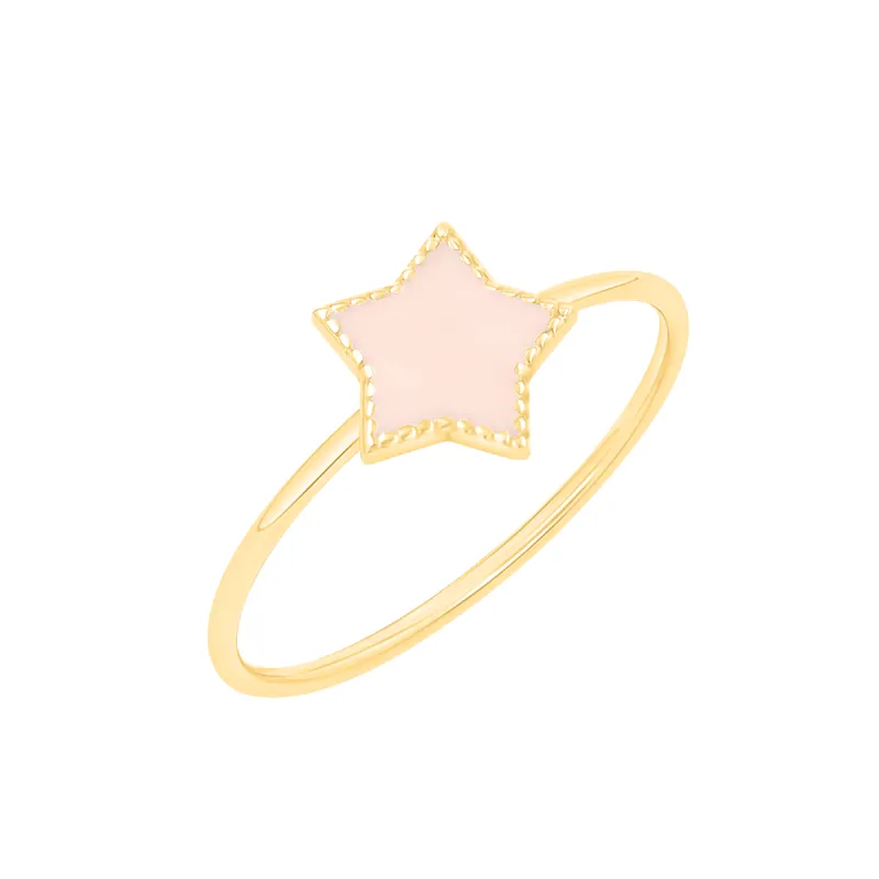 Enamel Star Ring sold by Baby Gold