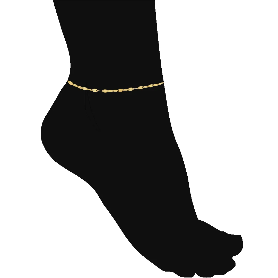 Demure Chain Anklet sold by Baby Gold product image thumbnail 2
