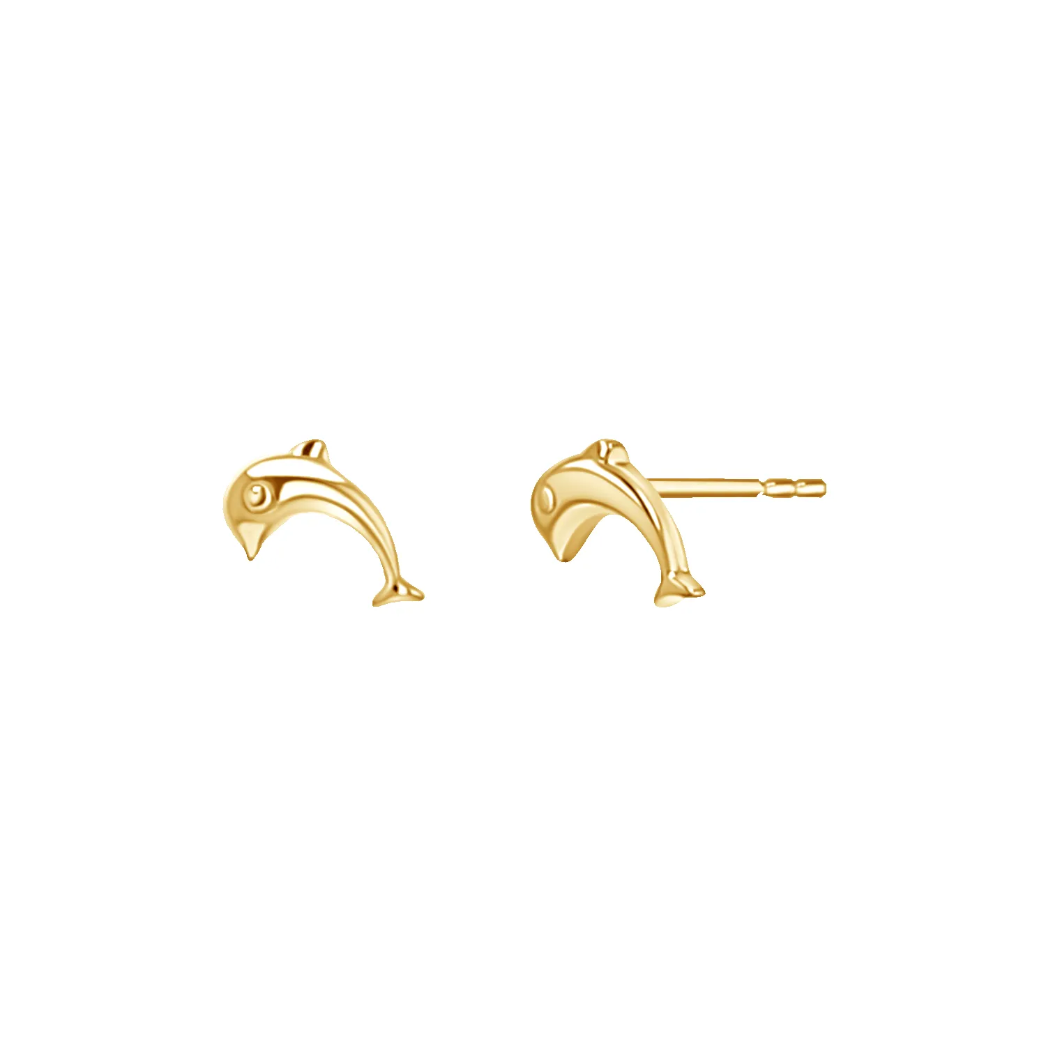 Dolphin Stud Earrings sold by Baby Gold