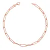 14K Paper Clip Chain Bracelet sold by Baby Gold