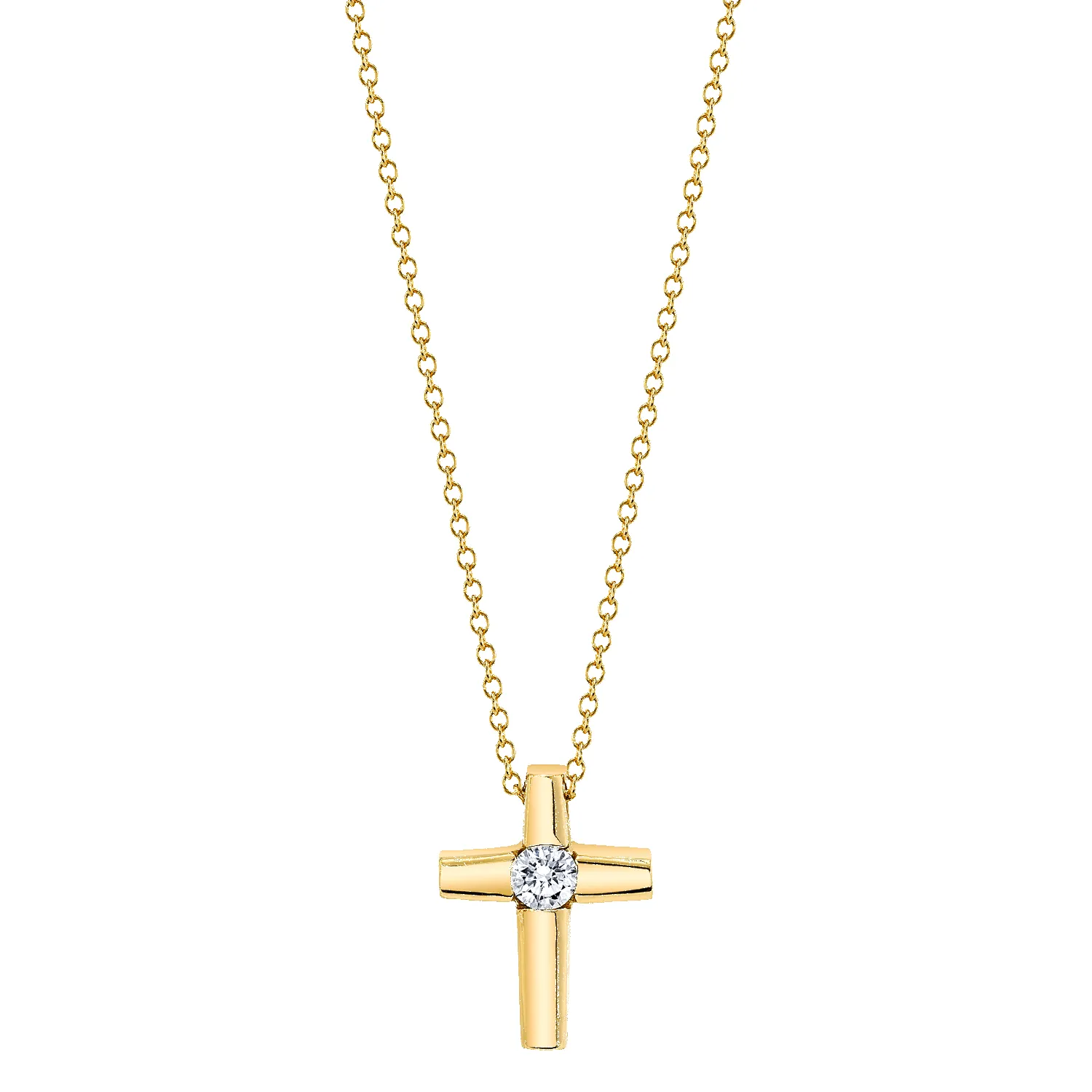 Center Diamond Cross sold by Baby Gold