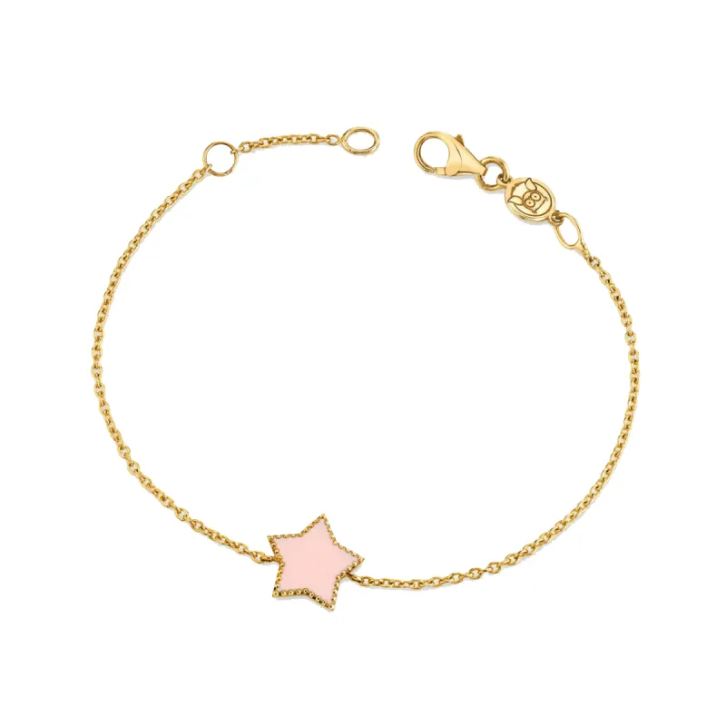 Enamel Star Bracelet sold by Baby Gold