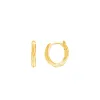 Petit Solid Huggie Earrings sold by Baby Gold