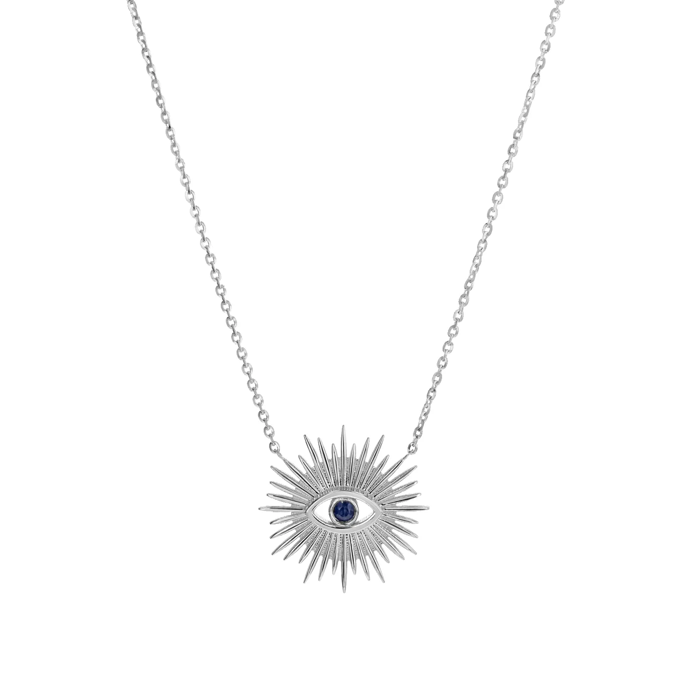 Sunburst Evil Eye Necklace sold by Baby Gold product image thumbnail 5