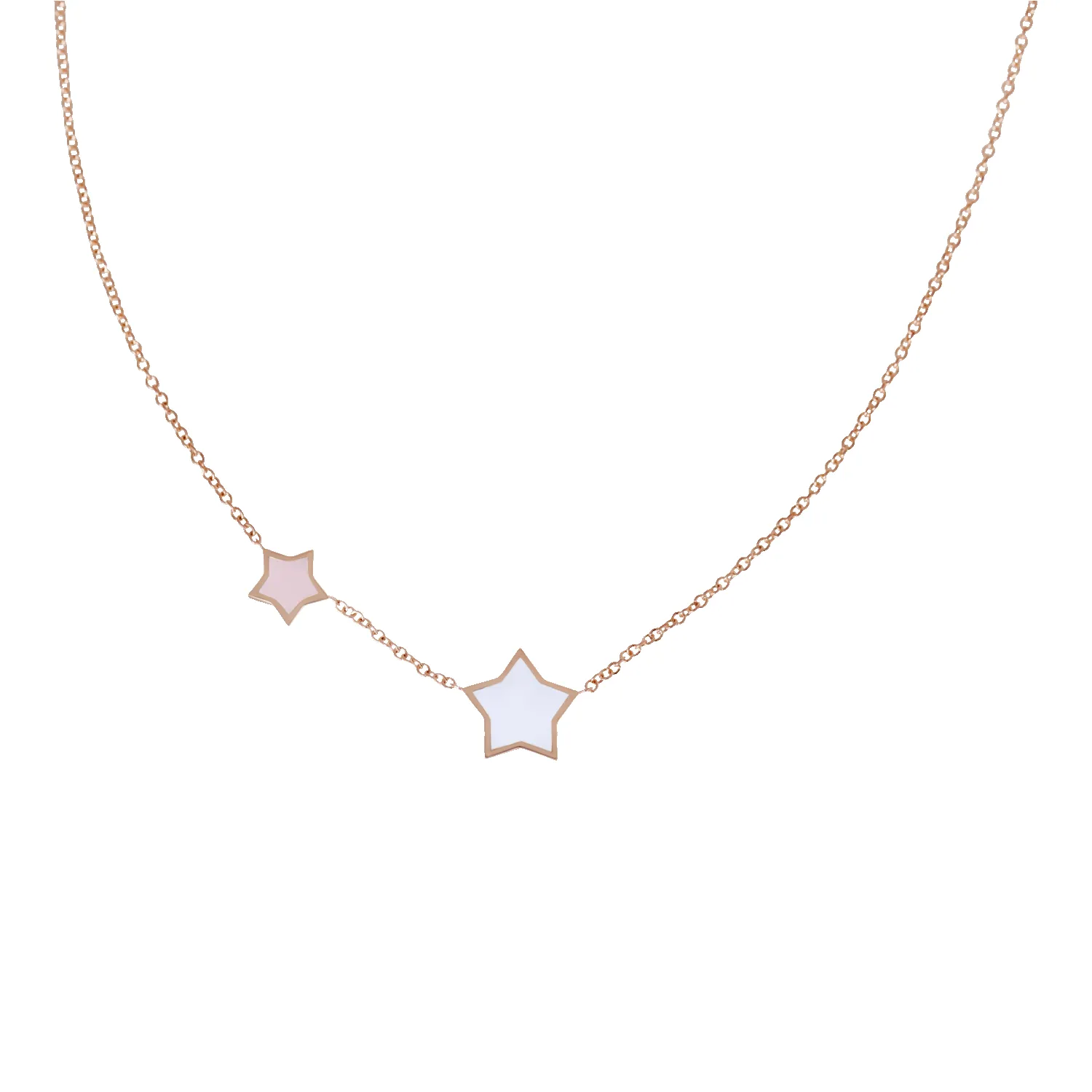 Twinkle Star Enamel Necklace sold by Baby Gold product image thumbnail 3