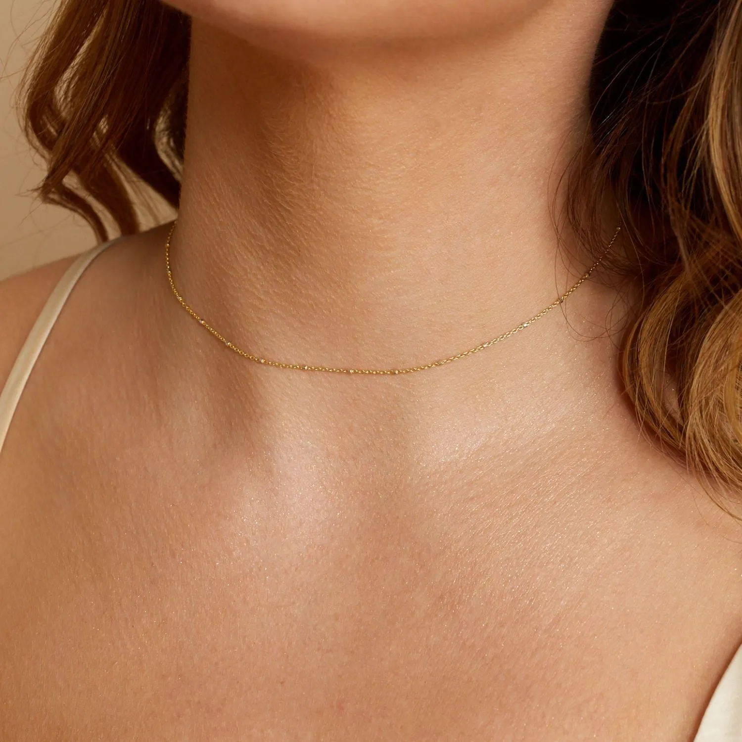 Sparkle Chain Necklace sold by Baby Gold product image thumbnail 5