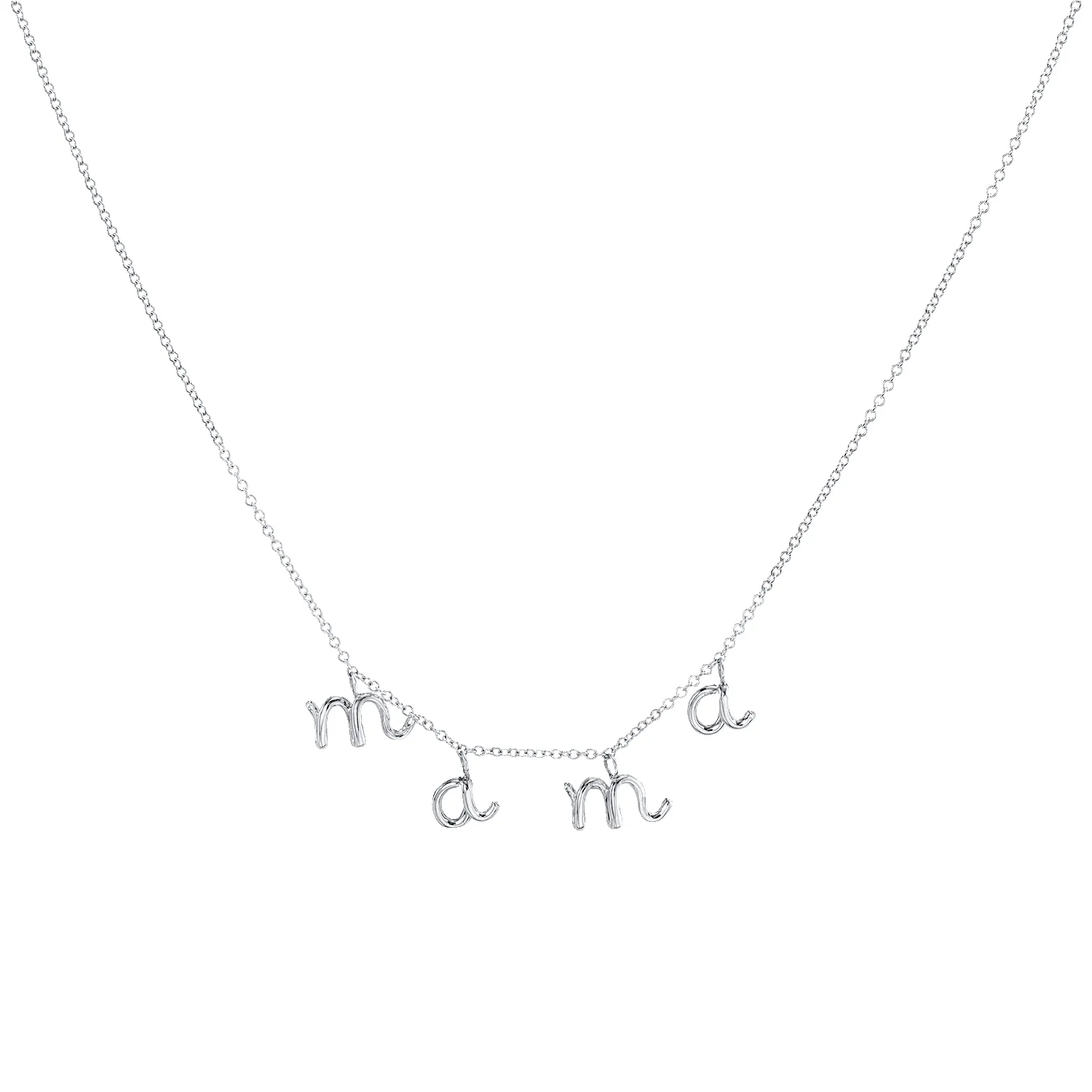 Mini Letter Mama Necklace sold by Baby Gold product image thumbnail 2