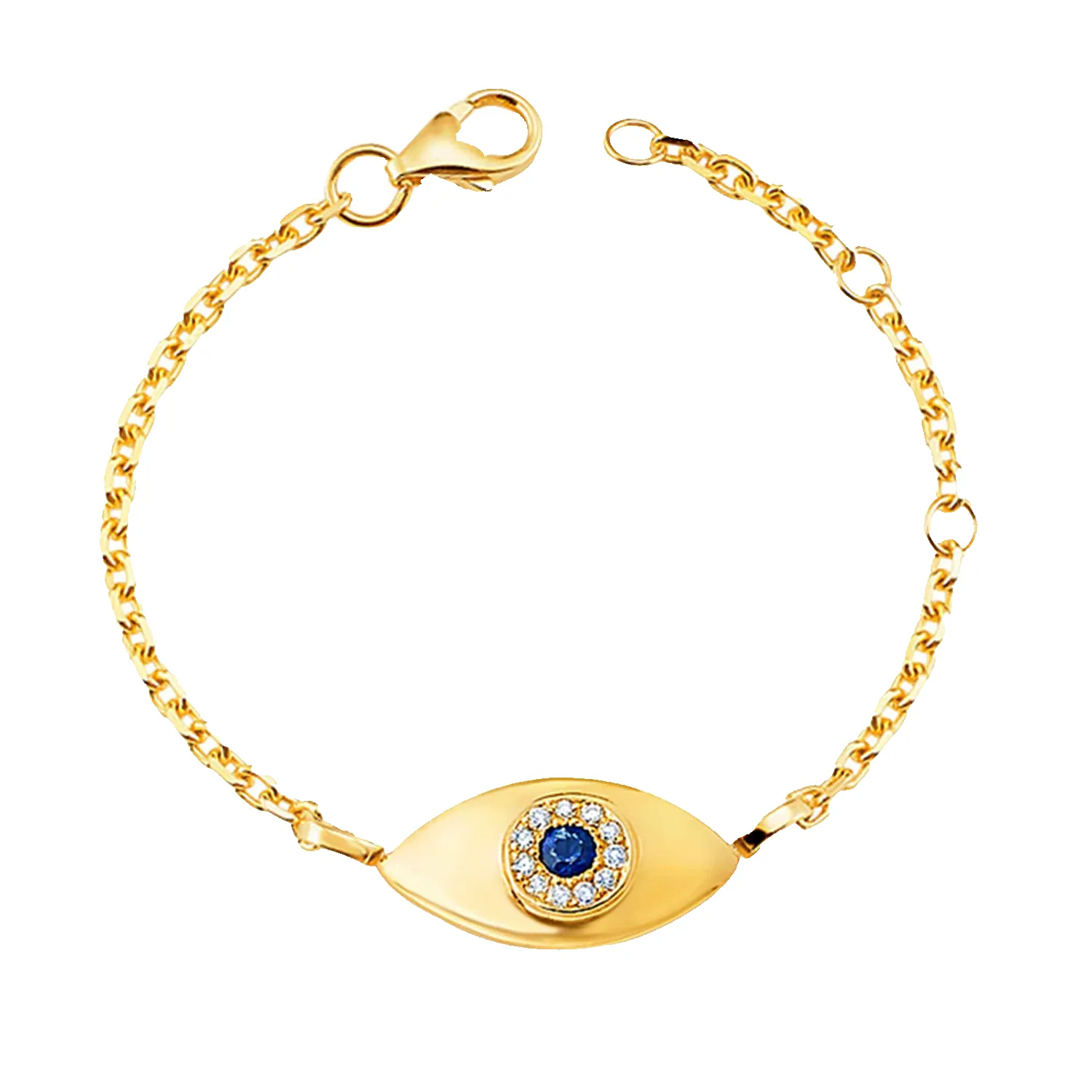 Evil Eye Bracelet sold by Baby Gold