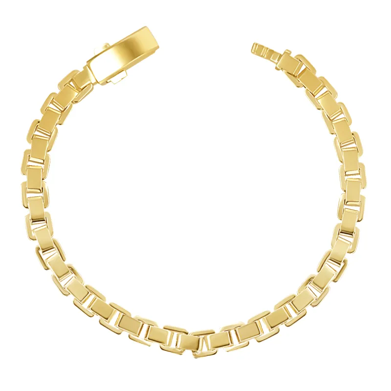 Moda Box Chain Bracelet sold by Baby Gold