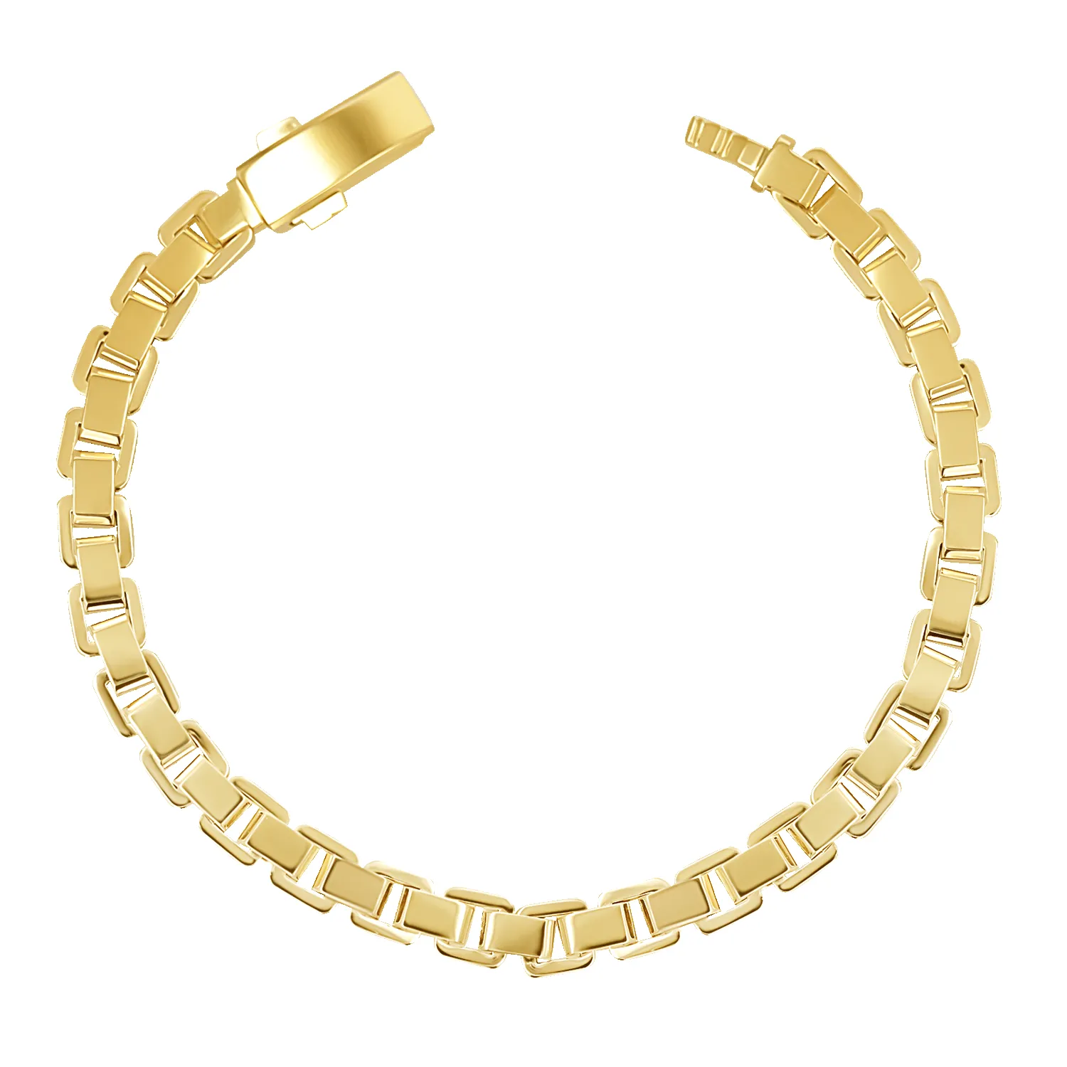 Moda Box Chain Bracelet sold by Baby Gold