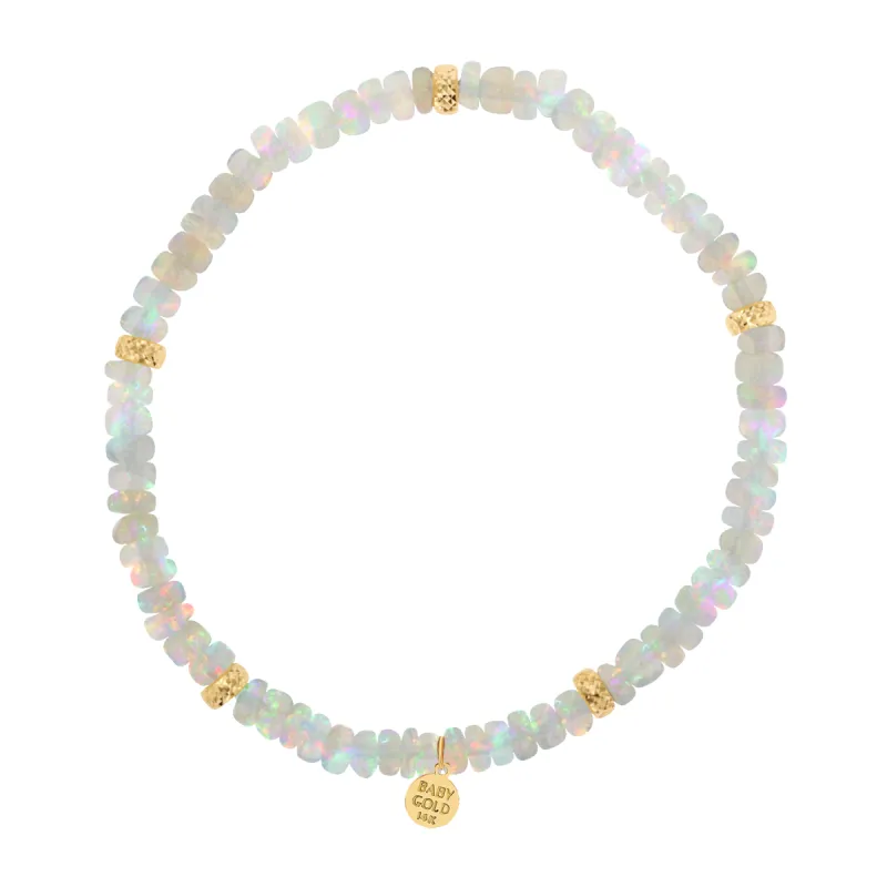 Opal Beaded Bracelet sold by Baby Gold