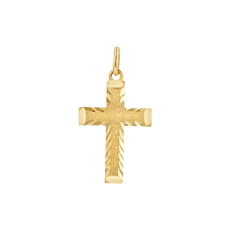 Reversible Cross Charm sold by Baby Gold