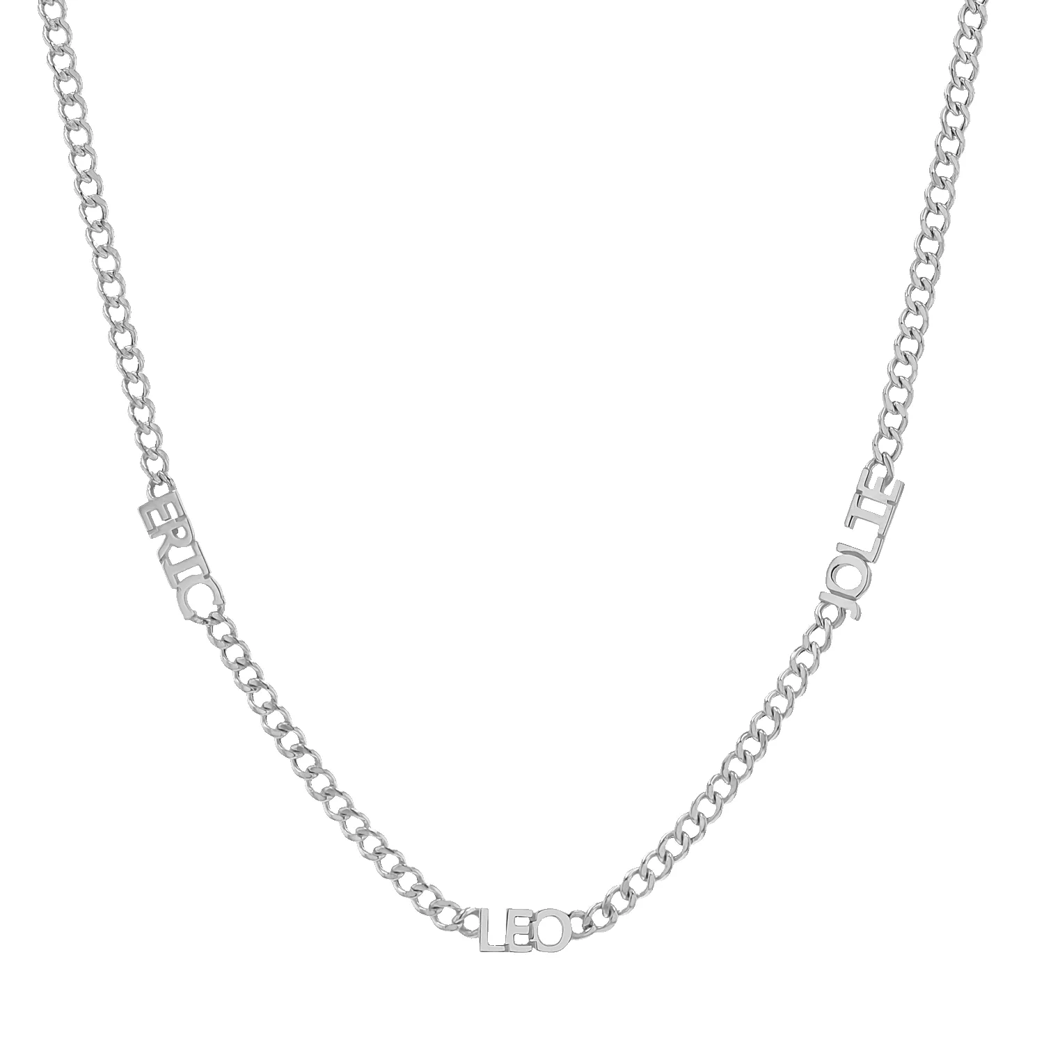 Mini Name Cuban Chain Necklace sold by Baby Gold product image thumbnail 2