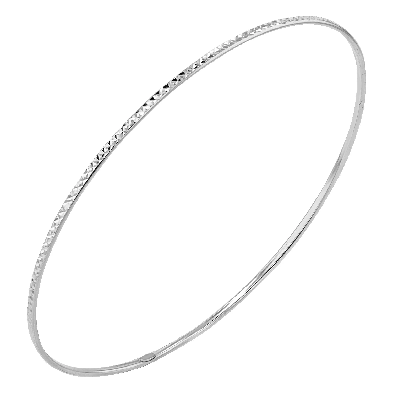 Diamond Cut Wire Bangle sold by Baby Gold product image thumbnail 2
