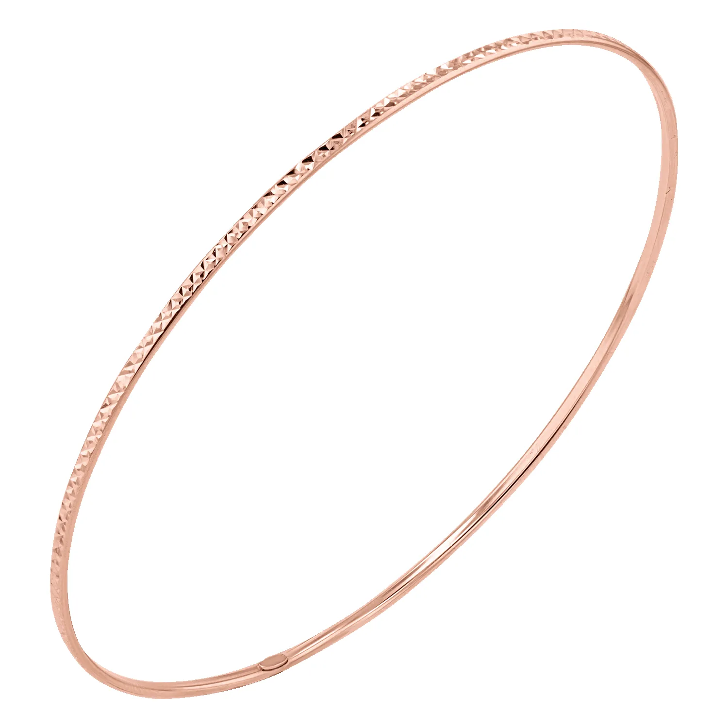 Diamond Cut Wire Bangle sold by Baby Gold product image thumbnail 3