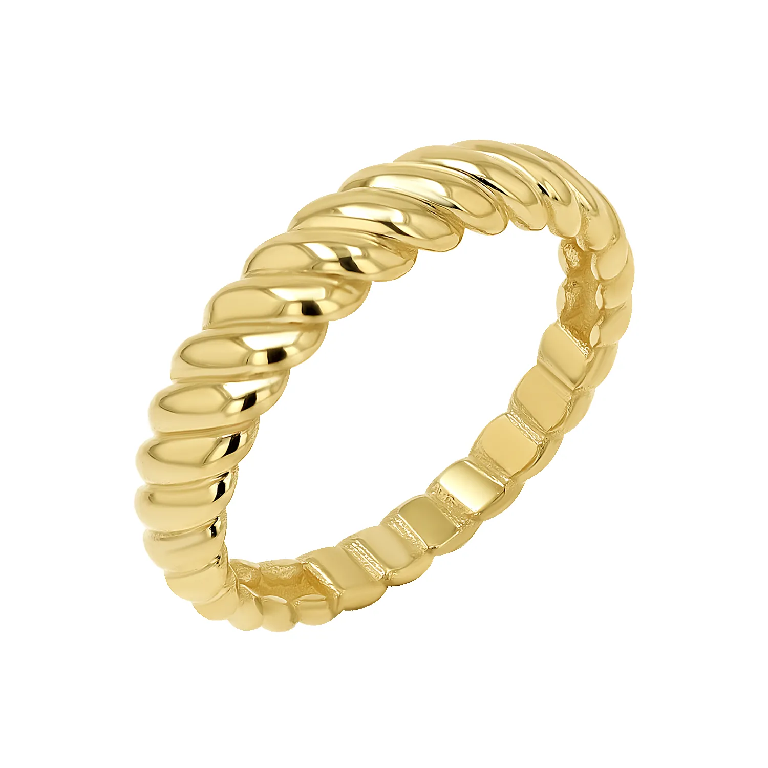 Wide Twist Ring sold by Baby Gold