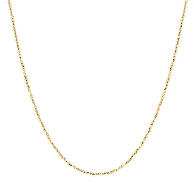 14K Mooncut Necklace sold by Baby Gold