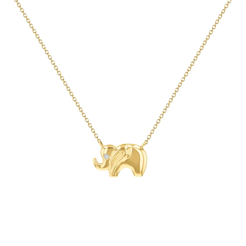 Elephant Necklace sold by Baby Gold