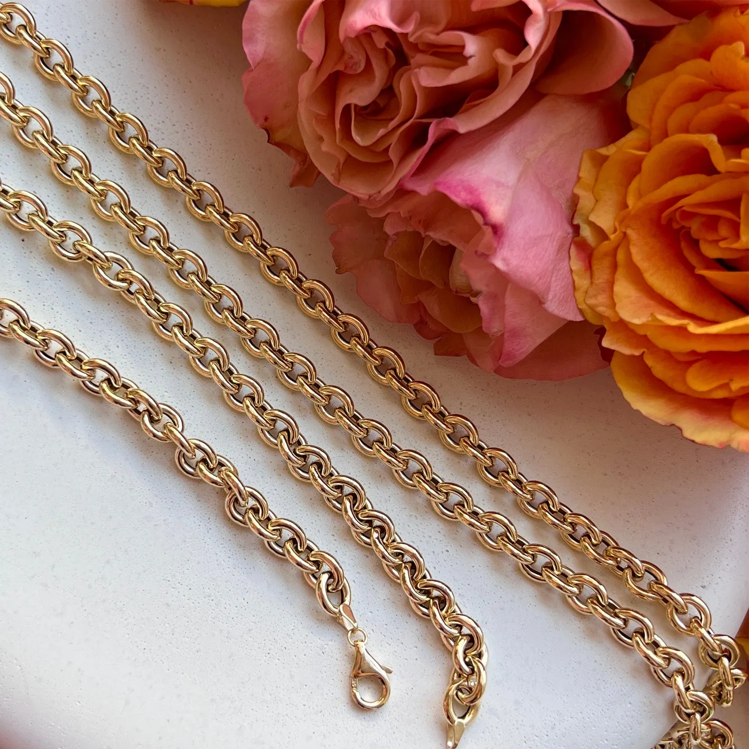 Loop Link Necklace sold by Baby Gold product image thumbnail 4