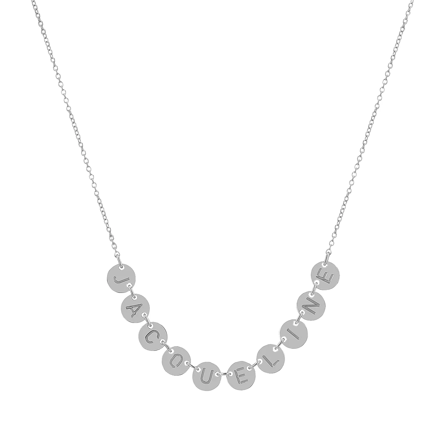 Round Bubble Name Necklace sold by Baby Gold product image thumbnail 3