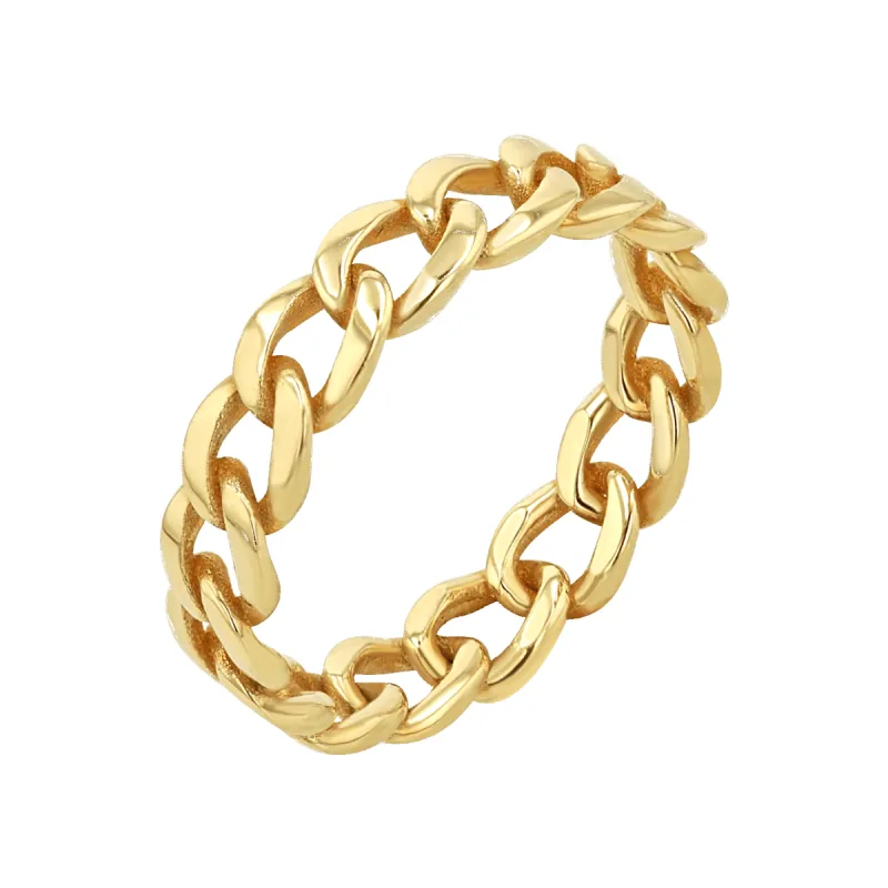 Cuban Curb Link Ring sold by Baby Gold