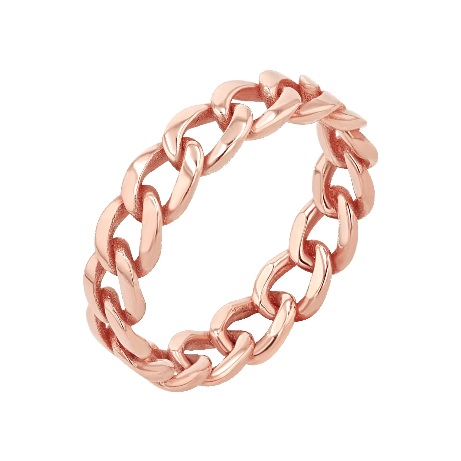 Cuban Curb Link Ring sold by Baby Gold product image thumbnail 3