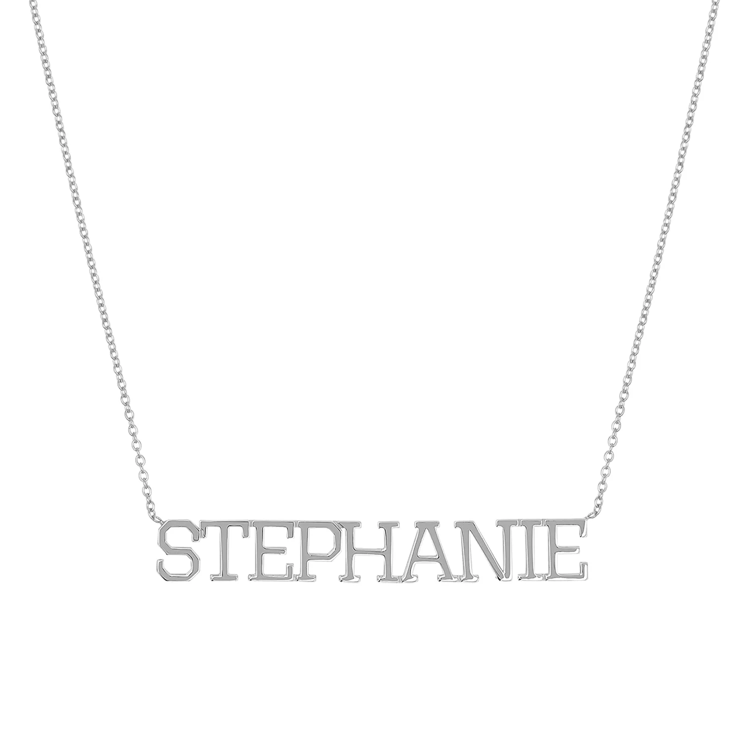 Varsity Name Necklace sold by Baby Gold product image thumbnail 2