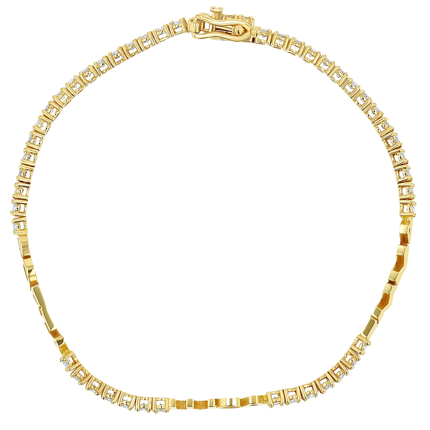 Custom Diamond Name Tennis Bracelet sold by Baby Gold product image thumbnail 5