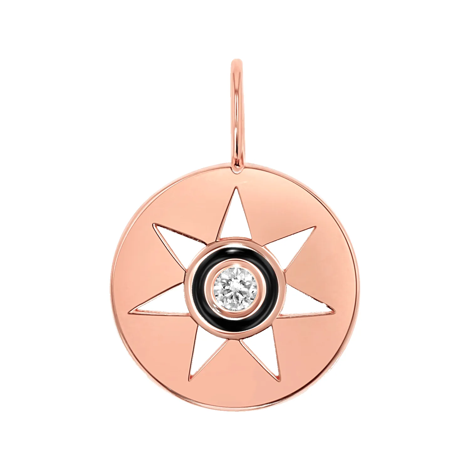 Enamel Sun Medallion Charm sold by Baby Gold product image thumbnail 3