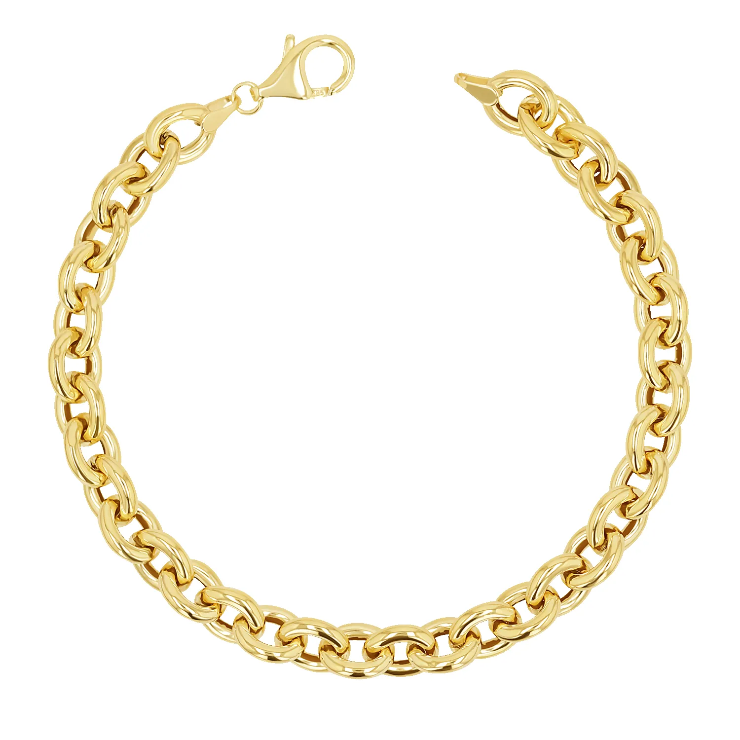 Loop Link Bracelet sold by Baby Gold