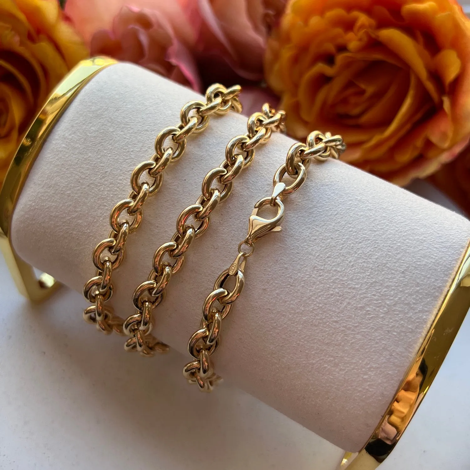 Loop Link Bracelet sold by Baby Gold product image thumbnail 2
