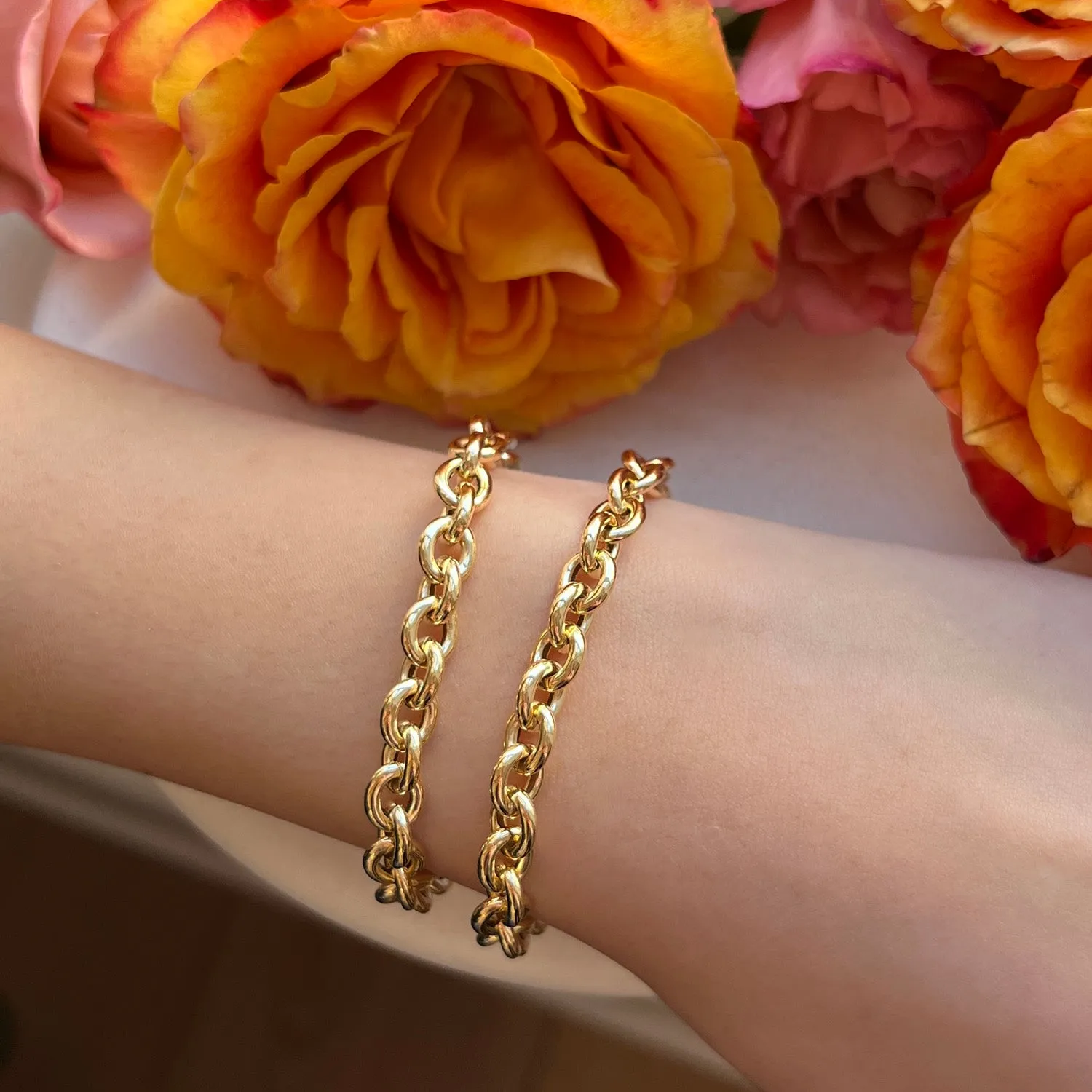 Loop Link Bracelet sold by Baby Gold product image thumbnail 3