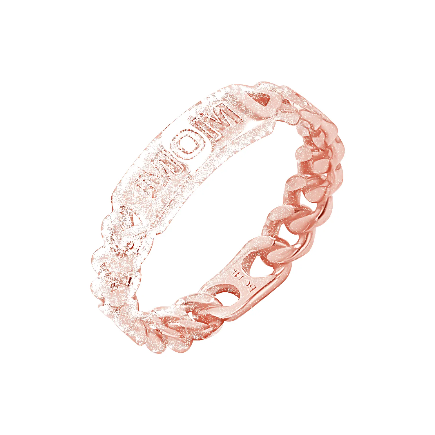 Engravable Cuban Link Ring sold by Baby Gold product image thumbnail 3