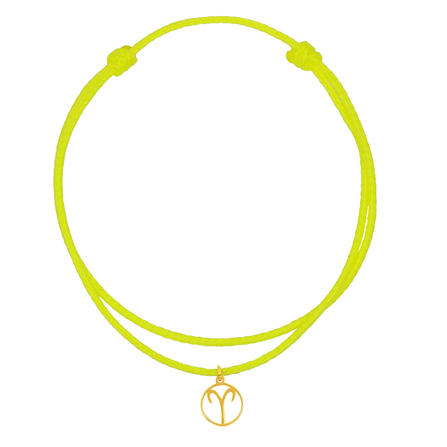 Zodiac Charm Cord Bracelet sold by Baby Gold