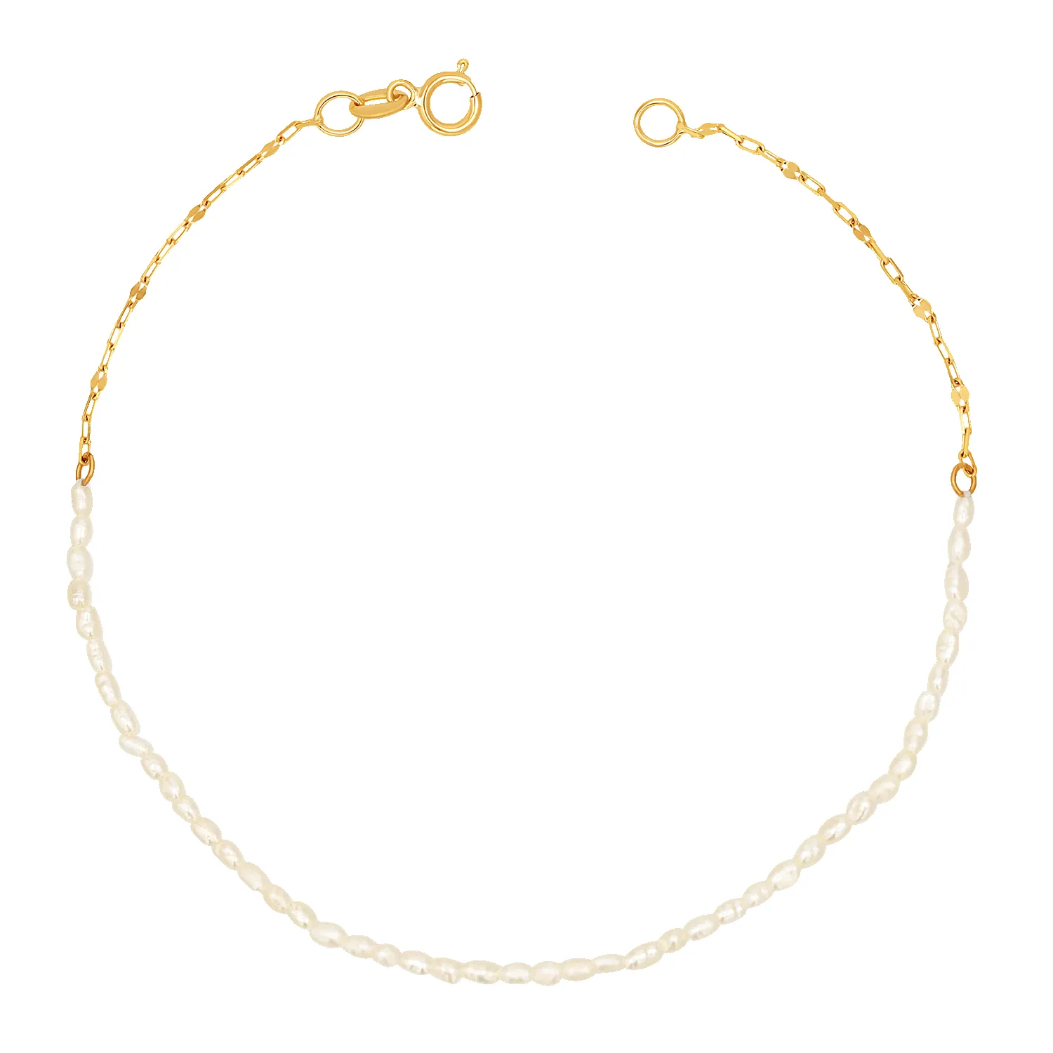 Dainty Pearl Bracelet sold by Baby Gold